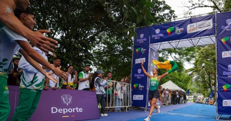 El triatlón de Caldas, rey de los Juegos Nacionales Juveniles