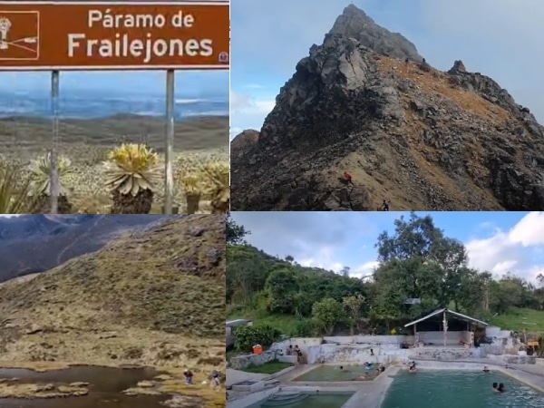 El volcán Chiles y su complejo termal, un atractivo turístico entre Nariño y Ecuador