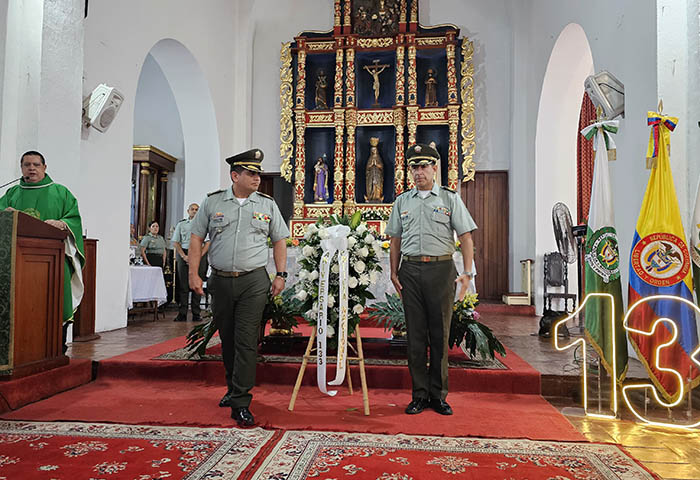 En el Cesar la Policía conmemoró aniversario de la institución