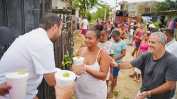 Gobernador Yamil Arana lidera acciones de emergencia en zonas afectadas por inundaciones en Cartagena y Turbaco