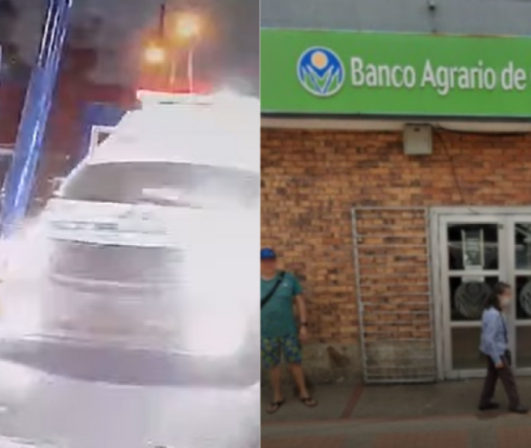 Huyeron en ambulancia: lo que se sabe del cinematográfico robo a sede de Banco Agrario