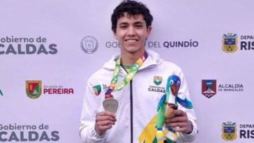 Juan José Rojas le da plata a Caldas en esquí náutico en los Juegos Nacionales Eje Cafetero