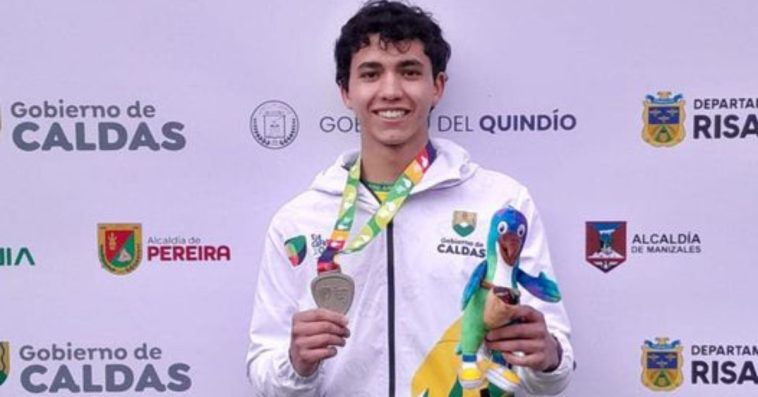 Juan José Rojas le da plata a Caldas en esquí náutico en los Juegos Nacionales Eje Cafetero