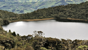 La Laguna Negra que está a las faldas del Volcán Galeras y a 24 kilómetros de Pasto