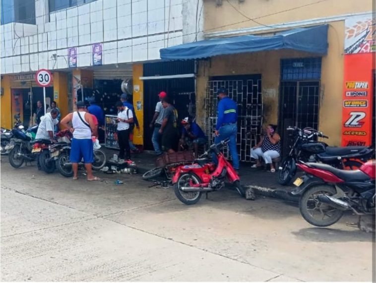 La Vepcu le puso orden a talleres que se habían tomado los andenes para el arreglo de motos