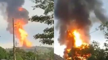 Lo que se sabe de la erupción del volcán de lodo de San José Mulatos, en Turbo