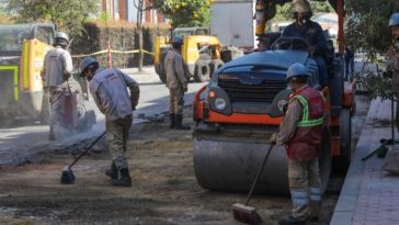 Obras en las vías de Bogotá