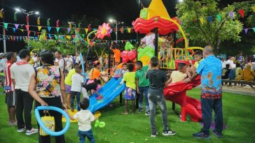 MAGANGUÉ | Arana inauguró el “Parque de La Felicidad” en Ceibal