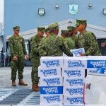 Zarpó el ARC Golfo de Urabá desde Cartagena para la alta guajira que llegará el fin de semana con las toneladas de alimentos.