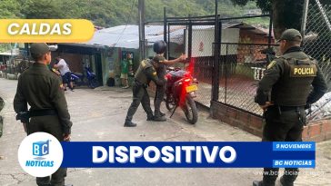 Más de 1.500 policías garantizarán la seguridad en Caldas durante el puente festivo