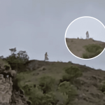 Misteriosa silueta de mujer caminando sobre la cima de una montaña causó pánico en Funes, Nariño