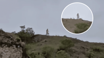 Misteriosa silueta de mujer caminando sobre la cima de una montaña causó pánico en Funes, Nariño