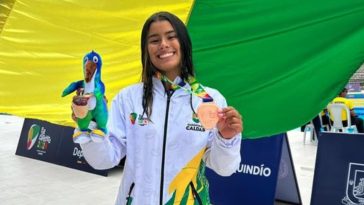 Nicoll Agudelo gana otras dos medallas para Caldas en los I Juegos Nacionales Juveniles