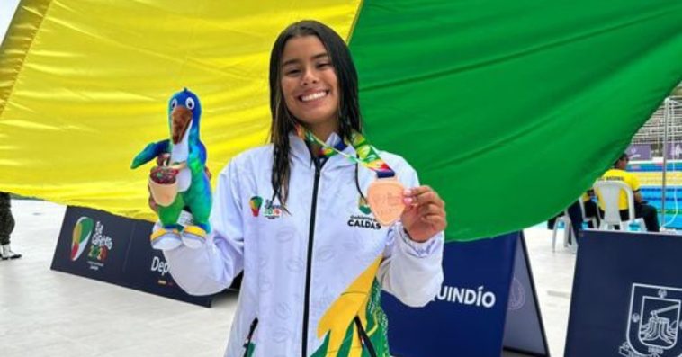 Nicoll Agudelo gana otras dos medallas para Caldas en los I Juegos Nacionales Juveniles