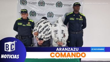 Policía desarrolló un comando situacional en Aranzazu para reducir los delitos