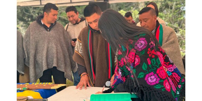 Compromisos de la Unidad de Restitución de Tierras y representantes del Resguardo de Colimba