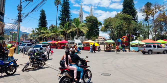 Parque principal de Sandoná