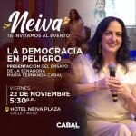 Senadora Cabal estará en Neiva y desde el Huila marchará contra el gobierno Petro.