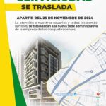 Serviciudad cambia de sede a partir de este lunes 25 de noviembre