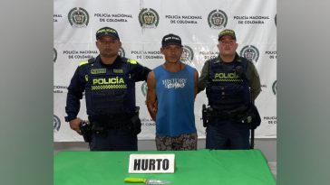 Sujeto con antecedentes fue sorprendido en el barrio Villanueva portando un arma de fuego