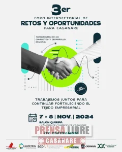 Transformación de conflictos y desarrollo regional en Foro intersectorial de retos y oportunidades para Casanare