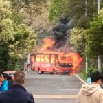 Transporte público en Pasto se suspende este viernes tras incineración de un bus en Torobajo