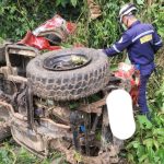 Un campero rodó 1.500 metros por una ladera del municipio de San José