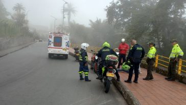 Un motociclista se accidentó en Bellas Artes