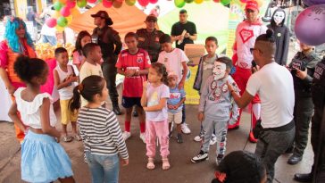 Veolia celebra el Día del Niño en Plaza de Mercado Bazurto.