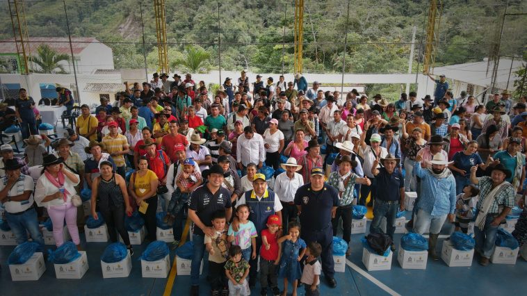 220 familias de Recetor y Chámeza, vulnerables a emergencias climáticas, fueron atendidas por el gobierno de César Ortiz Zorro.