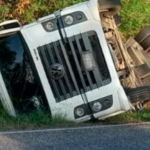 Accidente de tránsito en San Andresito, zona sur de Sahagún