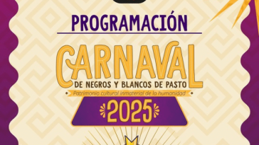 Agéndese con la programación oficial del Carnaval de Negros y Blancos 2025