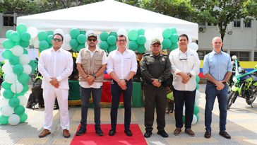 Asbama entregó 10 motos para la  seguridad en el municipio Zona Bananera