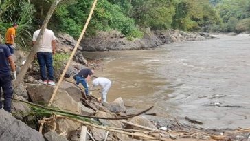 Bomberos de Supía recuperaron un cuerpo en el río Cauca