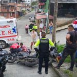 Choque de dos motos en el barrio Sinaí dejó dos lesionados