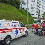 Choque de dos motos en la avenida Kevin Ángel dejó dos mujeres lesionadas