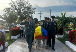 Con honores sepultan en Curumaní a soldado asesinado en Arauca