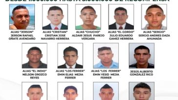 Conozca el cartel de lo más buscados