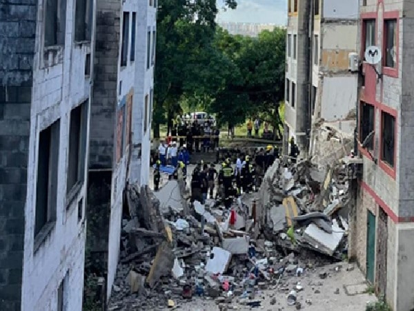 Edificio colapsado en Barranquilla.