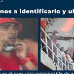 Difunden imagen del hombre que disparó pólvora con un arma en tribuna del estadio en Cali