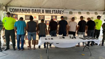 Duro golpe al Clan del Golfo en el Cesar, ocho capturados