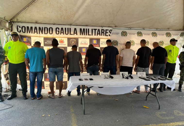 Duro golpe al Clan del Golfo en el Cesar, ocho capturados