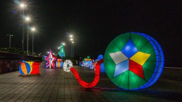 El Gran Malecón de Barranquilla recibió más de 74.000 visitantes durante la Navidad