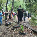 Falla mecánica generó volcamiento de un bus en Neiva