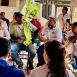 La misión de atención humanitaria en El Limón Carrizal, socializando con las comunidades Wiwas y Afro