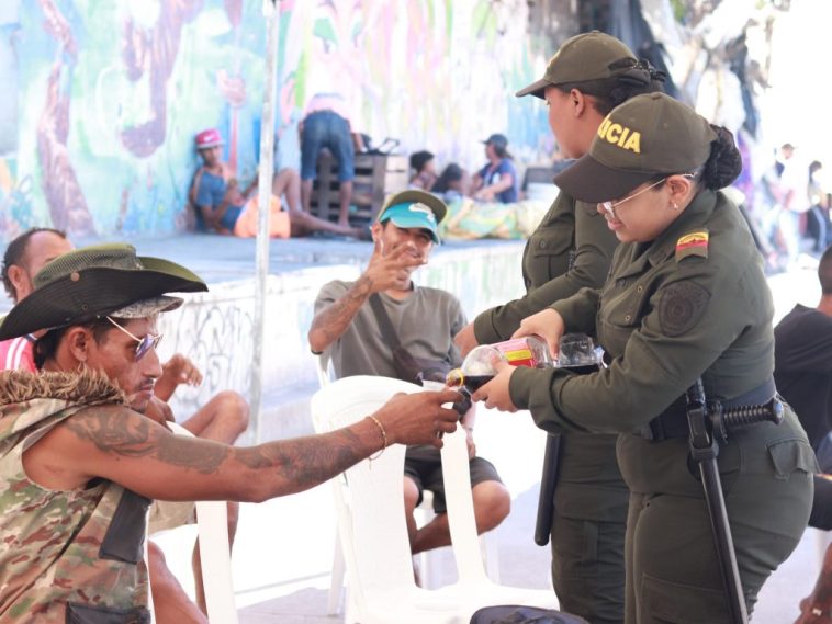 Gracias a la Policía Metropolitana: habitantes en condición de calle disfrutaron de una actividad lúdico-recreativa