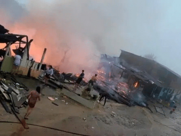 Incendio devastador afectó a 100 familias en el corregimiento de San Roque en Policarpa, Nariño