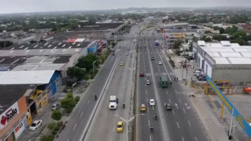 La Circunvalar de Barranquilla cuenta con dos nuevos carriles: así quedó el tramo habilitado