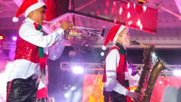 La majestuosa Banda de Baranoa deslumbró con su espectáculo “La estrella de Belén”