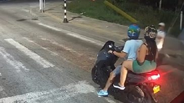 Robo de moto en Barranquilla.